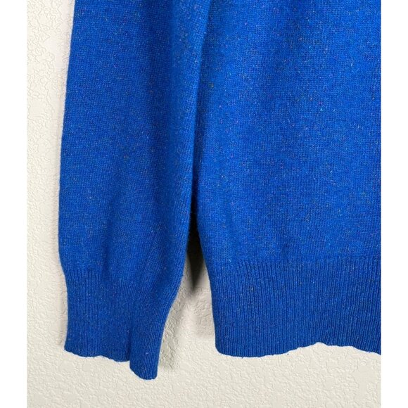 A.P.C. Women's Crewneck Pullover Sweater Blue Speckled - Picture 11 of 11